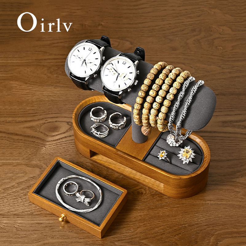 Oirlv Solid Wood Watch Organiz - Watch Display Box ulasan dan harga